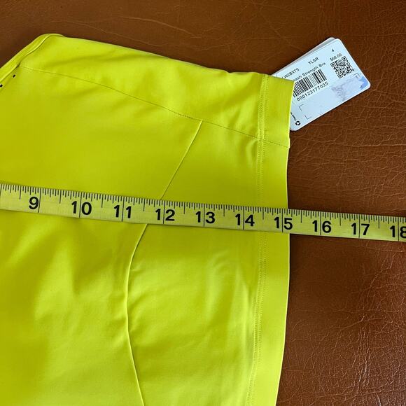 Lululemon NEW Unleash Strength Sports Bra B/C Cup Medium Support Size 4 Yellow - Picture 10 of 10